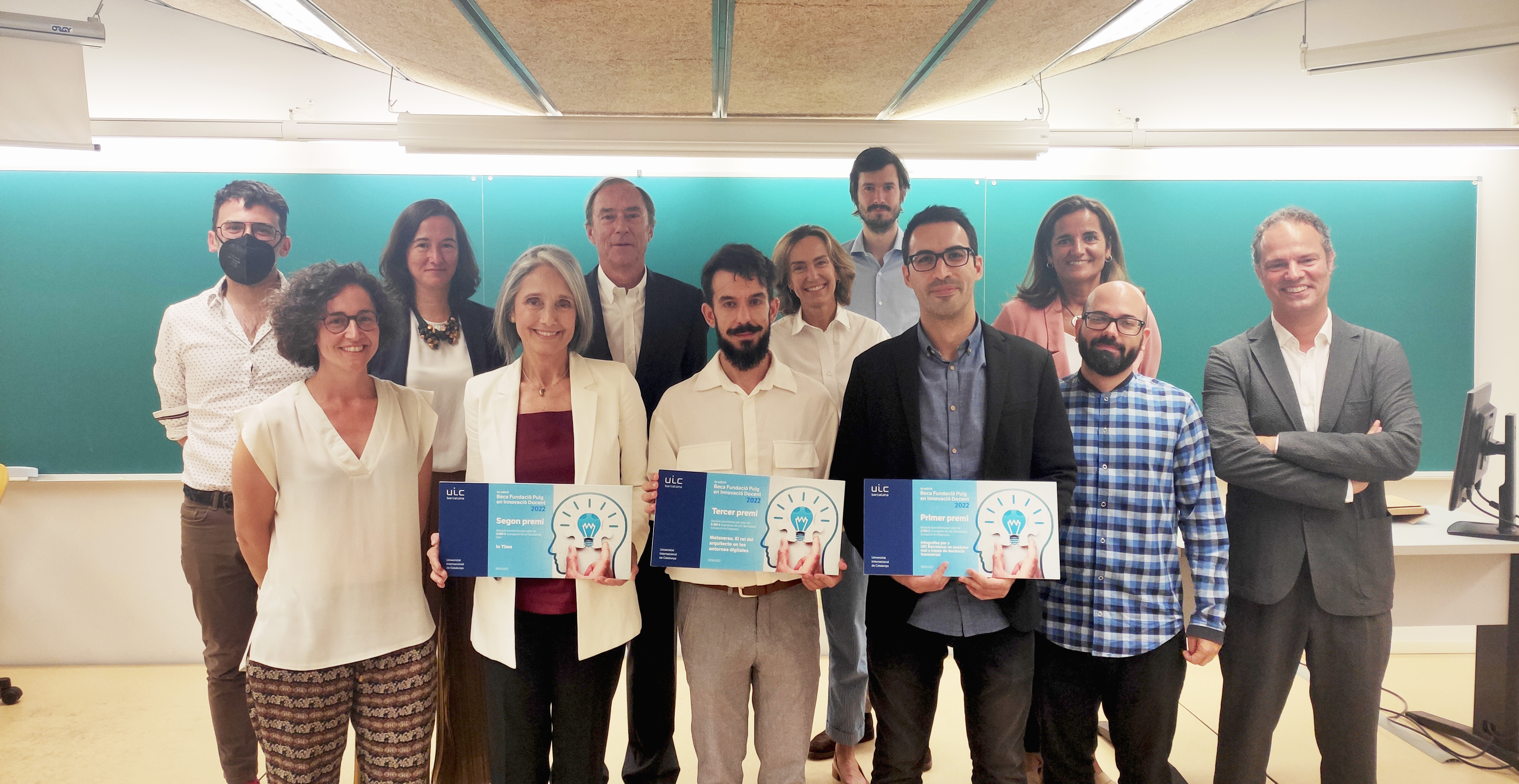 Marta Benages i Diego Navarro, de la UIC Barcelona School of Architecture, guanyen el primer premi de la IV Beca Fundació Puig en Innovació Docent